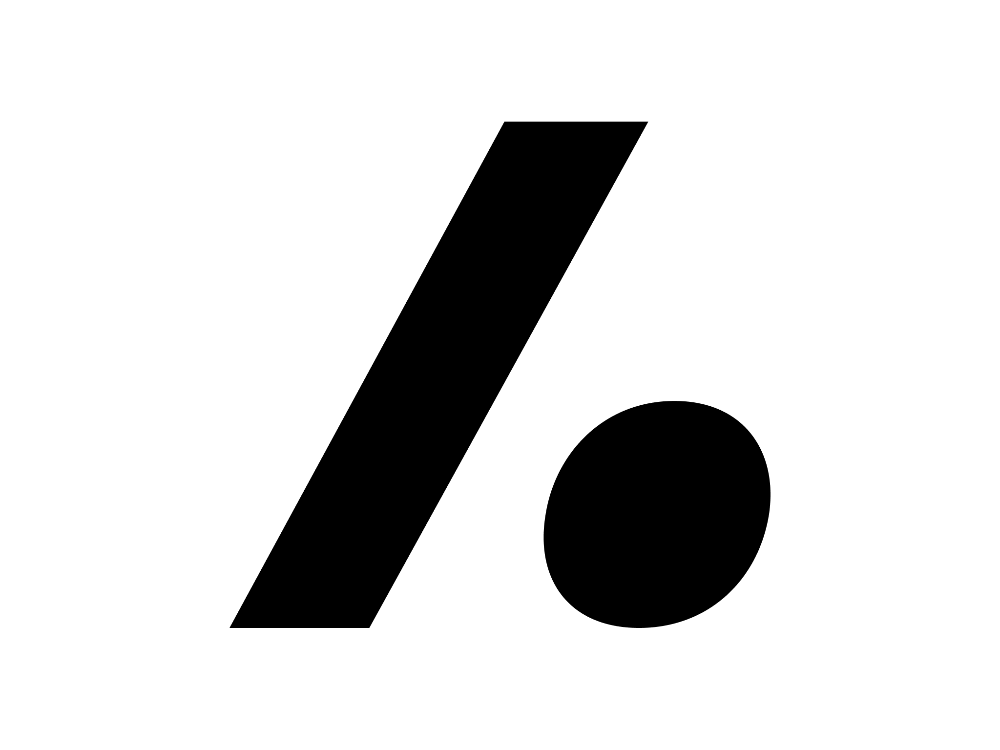 Minimalist black and white logo showcasing the letter 'O' with a sleek, contemporary look.